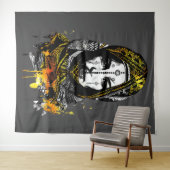 Tenture Portrait complexe de femme tribale (En situation (horizontale))