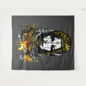 Tenture Portrait complexe de femme tribale (Devant (Horizontal))