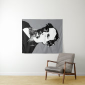 Tenture Portrait de Charles Dickens (En situation (horizontale))