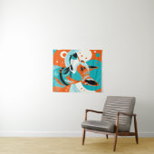 Tenture Portrait de chien joyeux (En situation (horizontale))