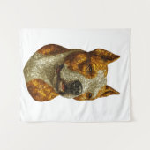 Tenture Portrait de chien Pitbull (Devant (Horizontal))