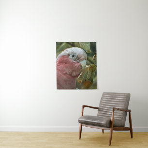 Tenture Portrait de Galah Cockatoo Rose Oiseau Australien