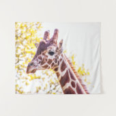 Tenture Portrait de Giraffe (Devant (Horizontal))