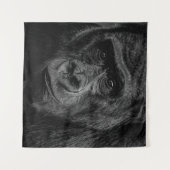 TENTURE PORTRAIT DE MONKEY SUR BW (Devant (Horizontal))