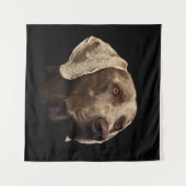 Tenture Portrait de Weimaraner (Devant (Horizontal))