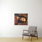 Tenture Portrait du Christ par Heinrich Hofmann (En situation (horizontale))