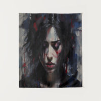 Portrait émotionnel Abstrait Art contemporain
