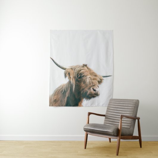Tenture Portrait Majestic Highland (En situation)
