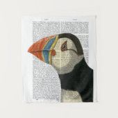 Tenture Portrait Puffin (Devant)