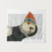 Tenture Portrait Puffin (Devant (Horizontal))