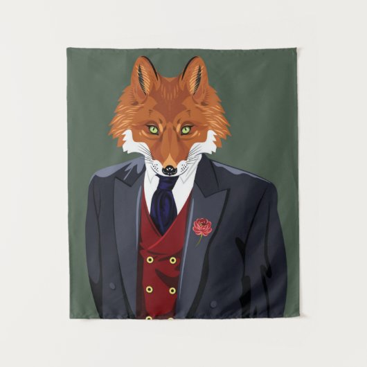 Tenture Portrait rusé (Devant)