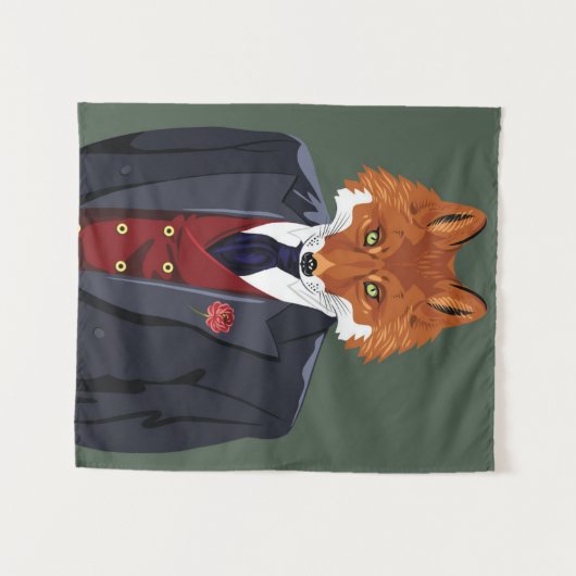 Tenture Portrait rusé (Devant (Horizontal))