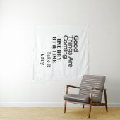 Tenture positive quote art (En situation (horizontale))
