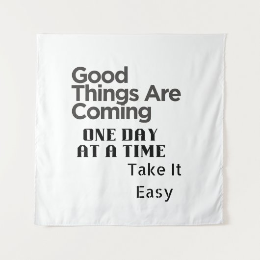 Tenture positive quote art (Devant)