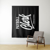 Tenture Poste du commis à la paie Titre cadeau (En situation)