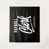 Tenture Poste du commis à la paie Titre cadeau (Devant)