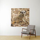 Tenture Poster Baby Meerkat (En situation)