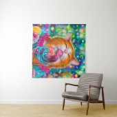 Tenture Poster de chats doux (En situation (horizontale))