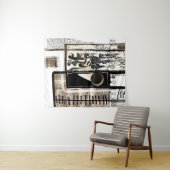 Tenture Poster de la langue de la ville (En situation (horizontale))