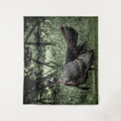 Tenture Poster du B&W dans les bois - Sage Green (Devant)