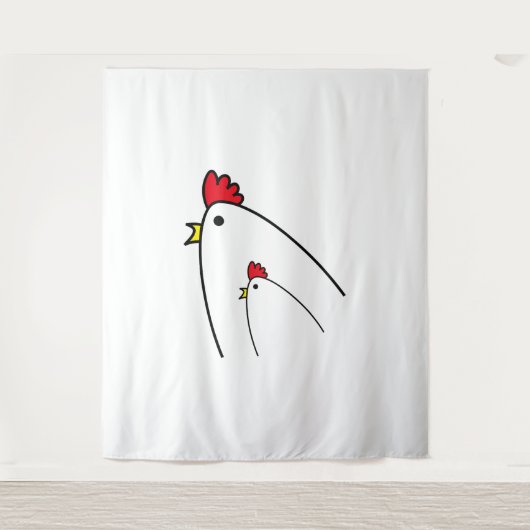 Tenture Poulets (Devant)
