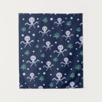 Poulpe sous la mer motif pour enfants