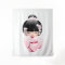 Poupée blanche de Kokeshi de kimono - fille de