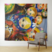 Tenture Poupées de nidification russes (En situation (horizontale))