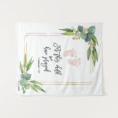 Tenture Pour Cet Enfant, Nous Avons Prié La Bible Verse (Devant (Horizontal))