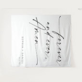 Tenture Pour Toujours Et Jamais, Amen Mariage Citation Con (Devant (Horizontal))