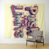 Tenture Pousse les limites (En situation (horizontale))