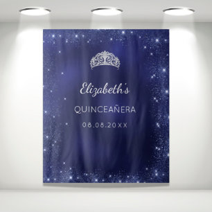 Tenture Poussette de Quinceanera poussière de paillettes b