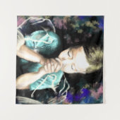 Tenture Pray for Peace Art Tapestry (Devant (Horizontal))