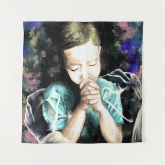 Tenture Pray for Peace Art Tapestry (Devant)
