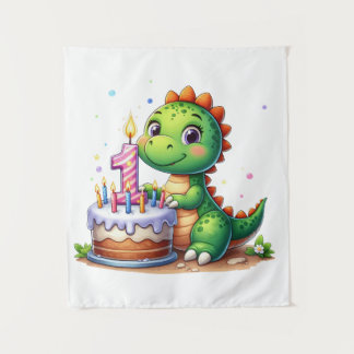 Tenture Premier anniversaire de Dino