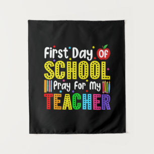 Tenture Premier Jour De Prière À L'École Pour Mon Professe