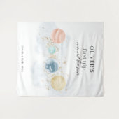 Tenture Premier Voyage Autour De L'Espace Soleil 1Er Anniv (Devant (Horizontal))