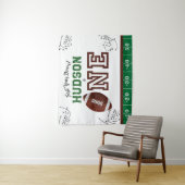 Tenture Première année de bas Football Anniversaire Contex (En situation)