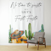 Tenture Première Fiesta de l'aquarelle 1er Anniversaire (En situation)