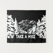 Tenture Prenez une citation Hippique paysage montagnard mo (Devant (Horizontal))