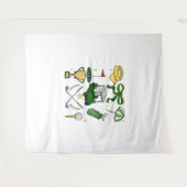 Tenture Preppy Golf Coquette (Devant (Horizontal))