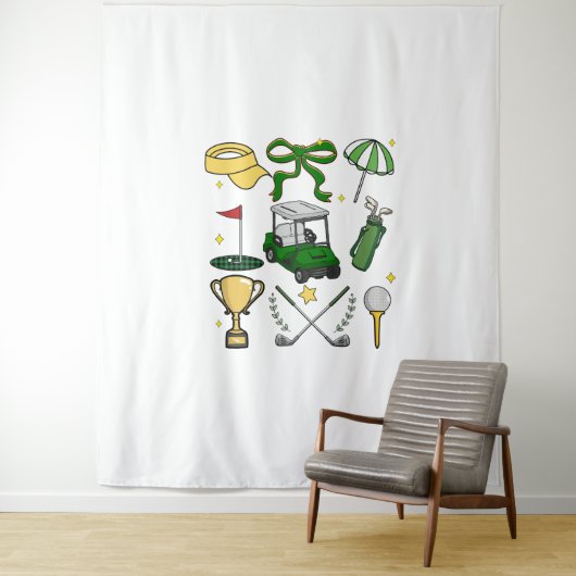 Tenture Preppy Golf Coquette (En situation)