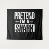 Tenture Pretend Venin de Shark Funny (Devant (Horizontal))