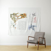 Tenture Prière du matin Hebrew Modeh Ani Enfants juifs (En situation (horizontale))