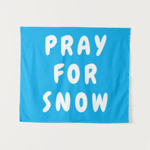 Tenture Prière personnalisée pour la bannière de neige mur