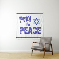 Priez pour la paix Israël Grunge Font