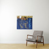 Tenture Prince africain Royal Gifts Wall Tapestry (En situation (horizontale))