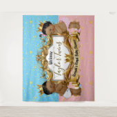 Tenture Prince et Princesse Royale Africaine Bleu | Rose O (Devant)