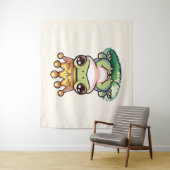 Tenture Prince Grenouille en Couronne d'Or Chambre de Nurs (En situation)