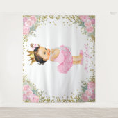 Tenture Princess Baby shower Backdrop (Devant)
